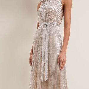 Simara Sequin Dress From Phase Eight Glamorous Silver Sequin Midi Dress